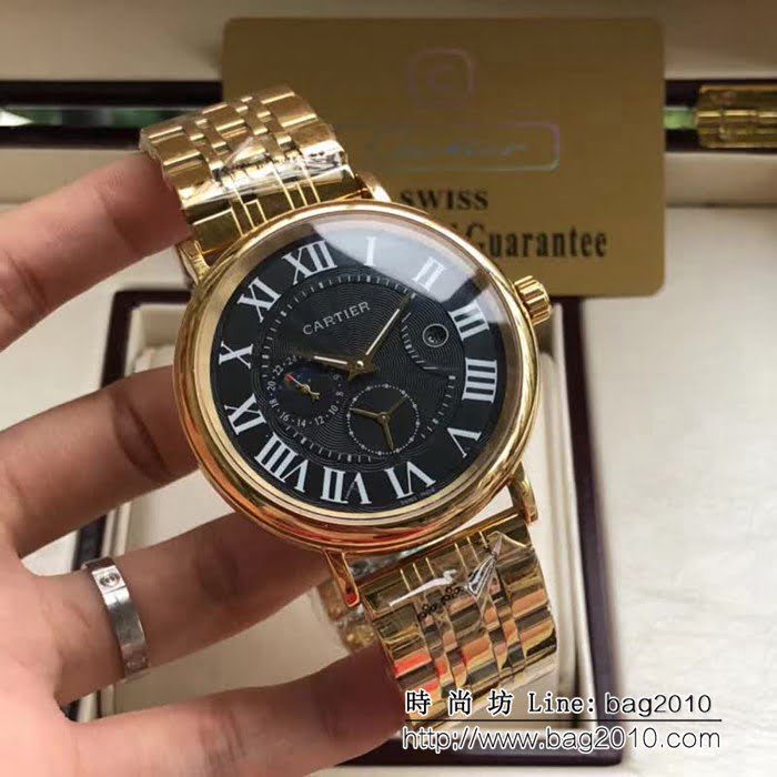 CARTIER卡地亞 時尚精品 深度防水高品質男士腕表 WSS3342